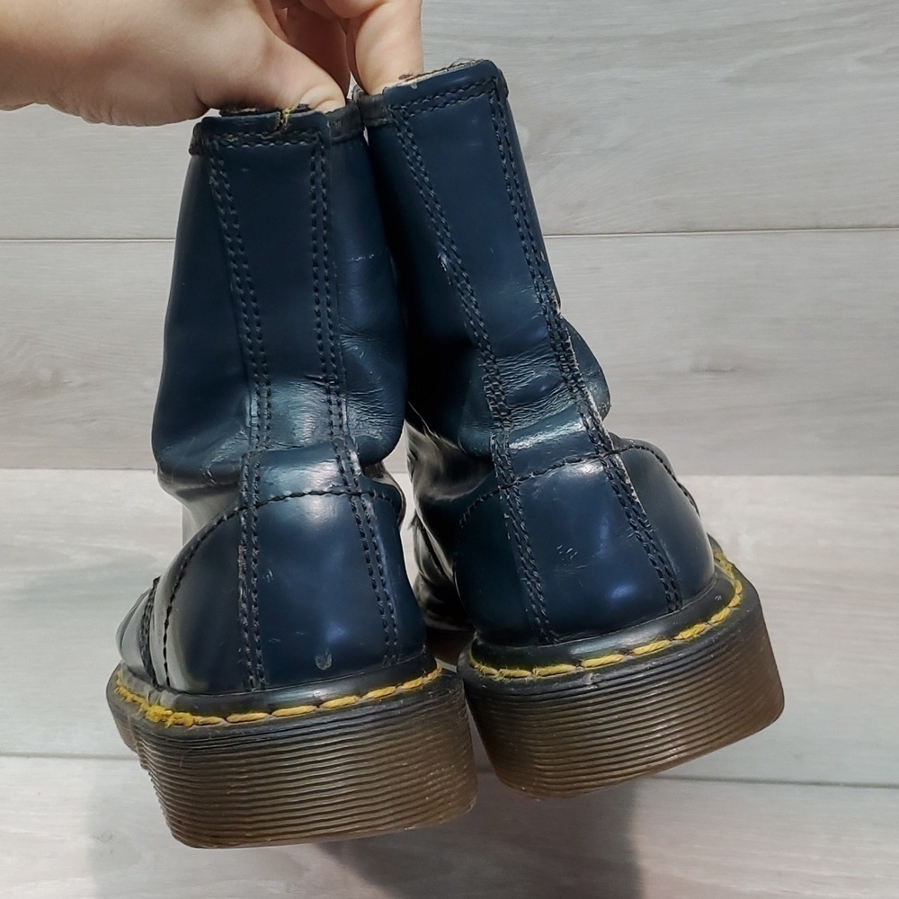 Vintage Doc Dr.Martens Womens The Original England Chunky Boots shoes UK5 US7 - Picture 5 of 14